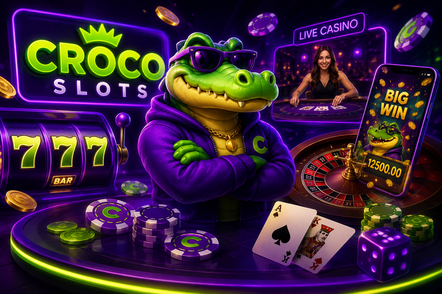 Spillemuligheter hos Crocoslots